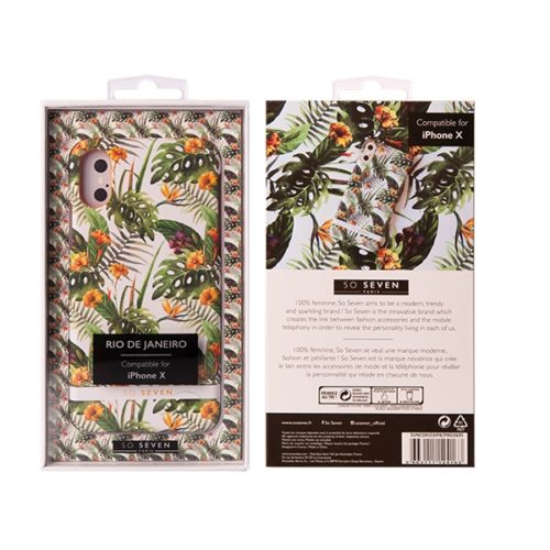 SO SEVEN RIO YELLOW HIBISCUS IPHONE X XS backcover
