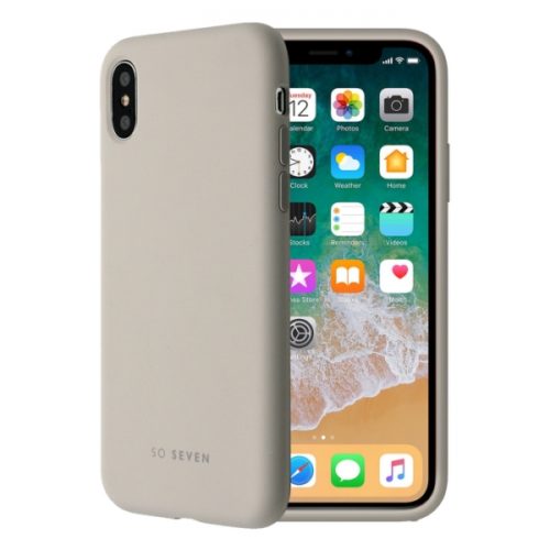 SO SEVEN SMOOTHIE IPHONE X XS grey backcover