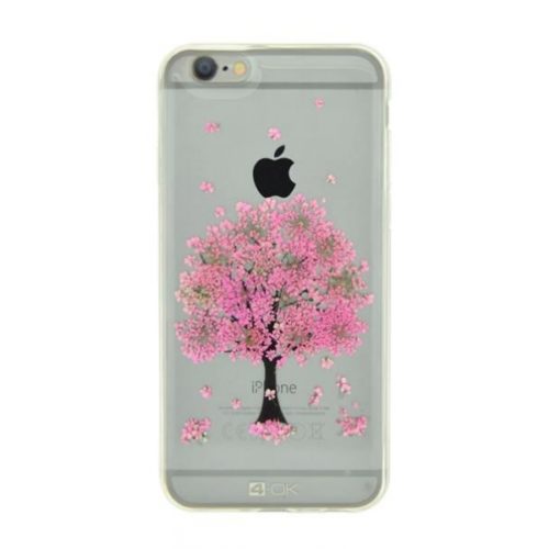 4OK TPU IPHONE 7 8 PINK TREE backcover