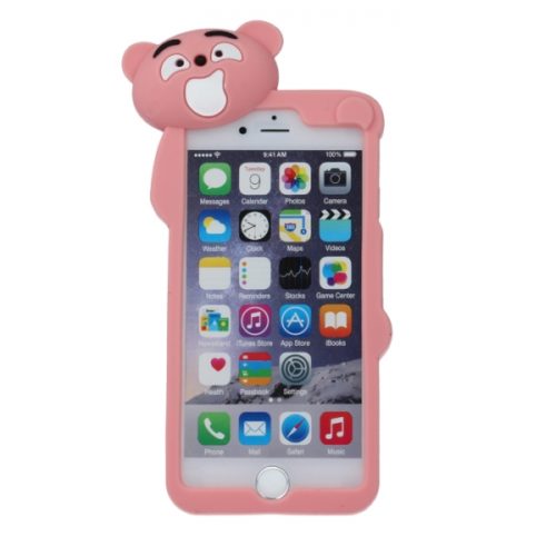 SPD TPU BEAR SAMSUNG S5 pink backcover