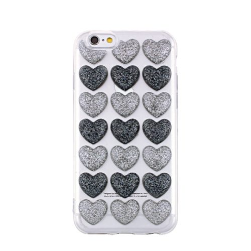 SPD TPU HEARTS SAMSUNG A5 2017 BLACK SILVER backcover