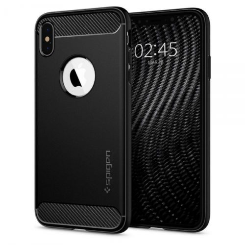 SPIGEN RUGGED ARMOR IPHONE X XS black backcover