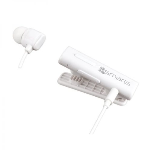 4SMARTS BLUETOOTH MONO HANDSFREE TALKCLIP white