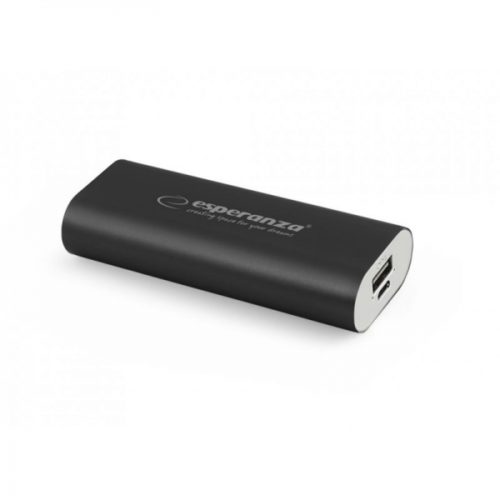 ESPERANZA POWER BANK UNIVERSAL 4400 mAh black
