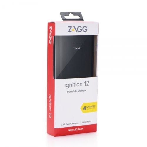 ZAGG IFIG12-BK0 POWER BANK UNIVERSAL 12000 mAh black