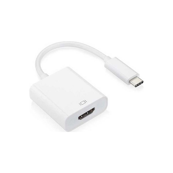 Ανταπτορας Vcom Usb Type C Σε HDMI  Λευκος