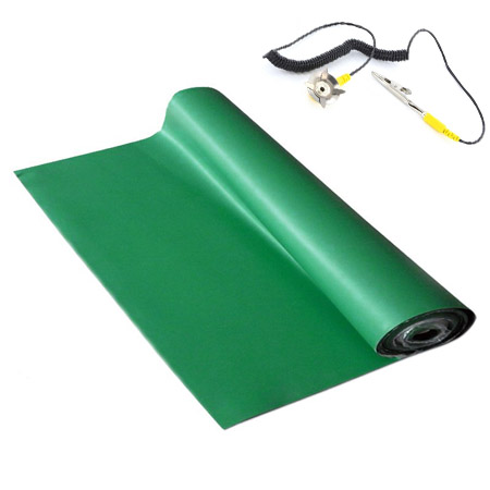 Αντιστατικος Ταπητας Παγκου 1m x 1m  Με Καλωδιο Γειωσης