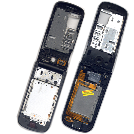 Αρθρωση Για Nokia 2720 Fold Με Εσωτερικα Μερη Προσοψης Μαυρα - Καλωδιο Πλακε Αρθρωσης-Ακουστικο SWAP