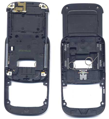 Αρθρωση Για Nokia 6111  Με Μηχανισμο & Μεσαιο Πλαισιο Μαζι Μαυρο