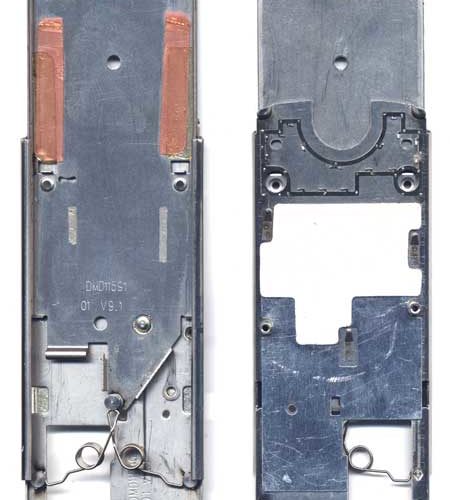 Αρθρωση Για Nokia 8800 - 8800D (C Cover) Με Μηχανισμο Μαζι Ασημι OR