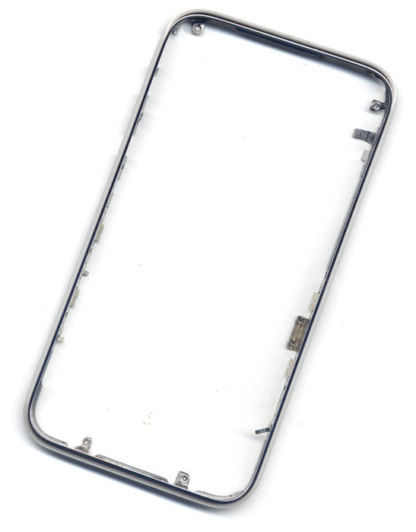 Εξωτερικο Περιμετρικο Καλυμμα Προσοψης Για Apple iPhone ( 3G - 3GS ) Ασημι OR