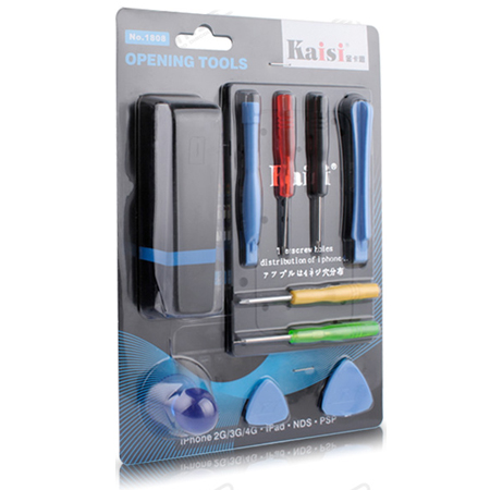 Εργαλεια Εξαγωγης iPhone 4 - 4S - 3G - 3GS - iPad Σετ 10 Τεμαχιων (4 Κατσαβιδια-Βεντουζα-Κοφτης SIM-2 Πενες-2 Εξοκλεις)