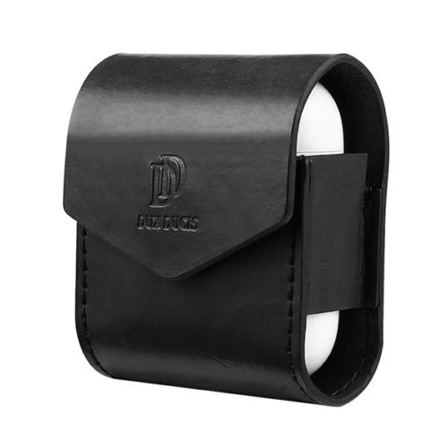 Θήκη Δερμάτινη με Μαγνήτη για Apple Airpods Μαύρη