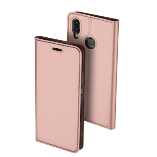 Θηκη Book DD Skin Pro Huawei P20 Lite Ροζ Χρυση