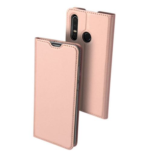 Θηκη Book DD Skin Pro Huawei P30 Lite  Ροζ Χρυση