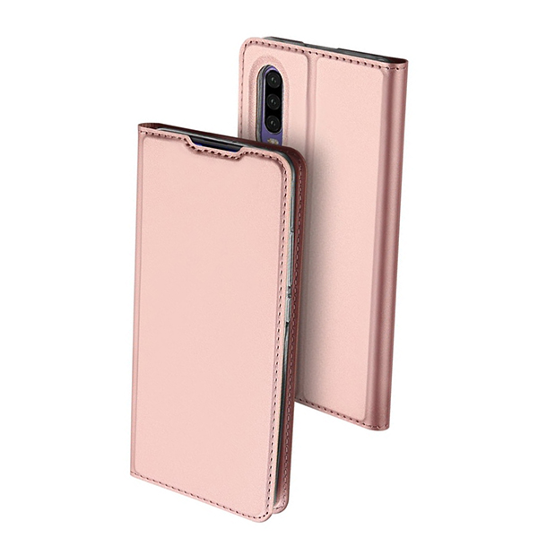 Θηκη Book DD Skin Pro Huawei P30  Ροζ Χρυση
