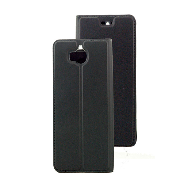 Θηκη Book DD Skin Pro Huawei Y6 2017 Ανθρακι