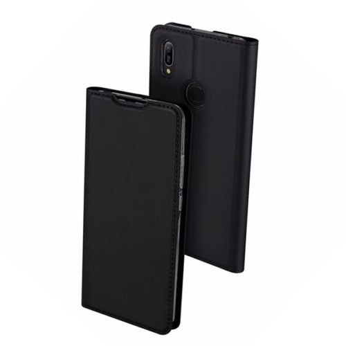 Θηκη Book DD Skin Pro Huawei Y6 2019 Μαυρη