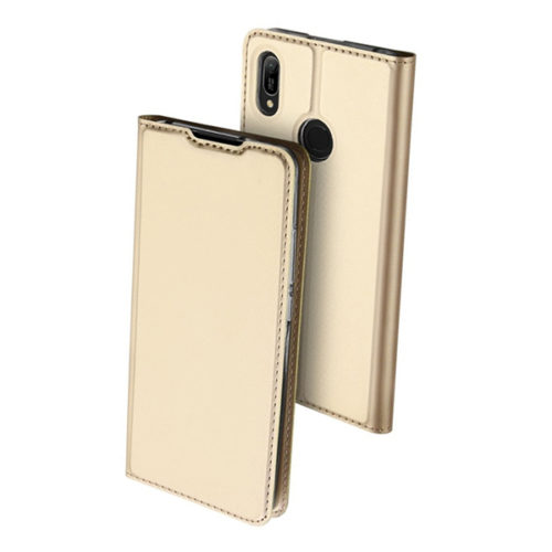 Θηκη Book DD Skin Pro Huawei Y6 2019   Χρυση