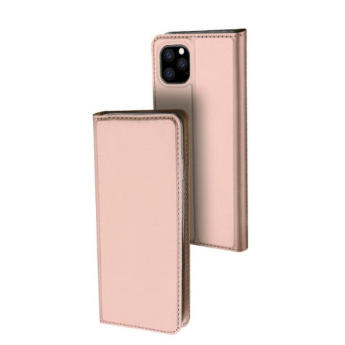 Θηκη Book DD Skin Pro Για Apple iPhone 11 Pro  Ροζ Χρυση