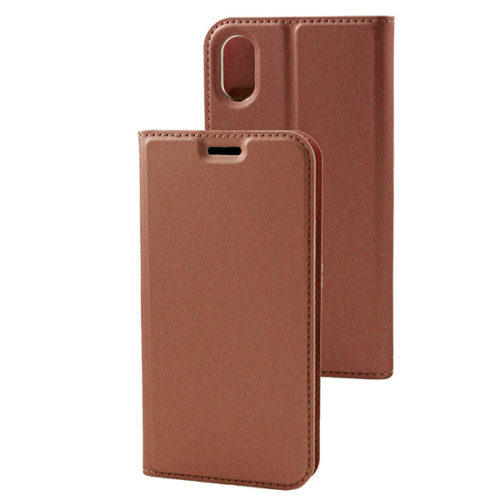 Θηκη Book DD Skin Pro Για Apple iPhone X / Xs Ροζ Χρυσό