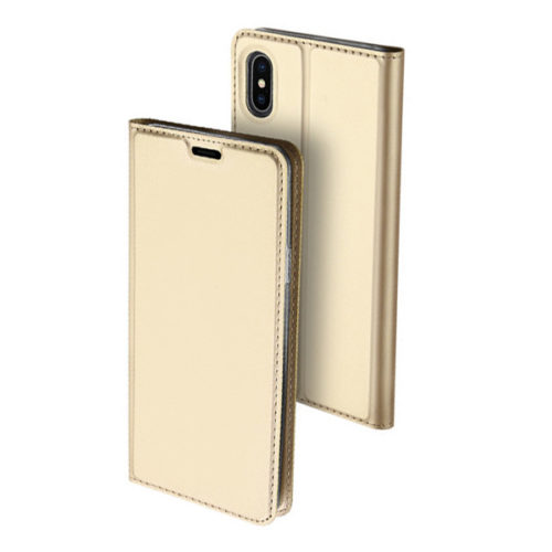 Θηκη Book DD Skin Pro Για Apple iPhone XS Max Χρυσο