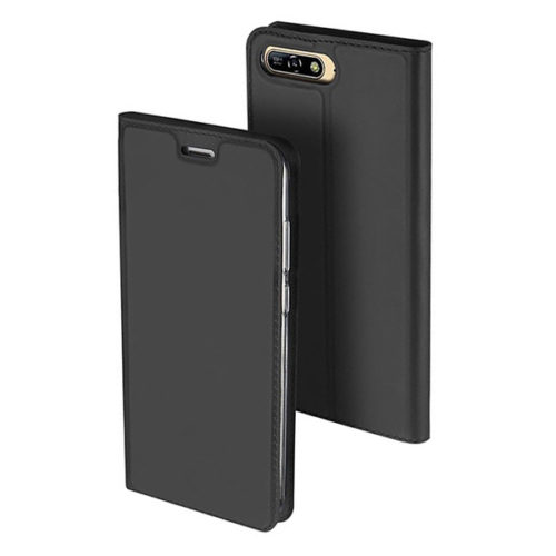 Θηκη Book DD Skin Pro Για Huawei Y6 2018 Prime / Honor 7a / Honor 7a Pro  Ανθρακι