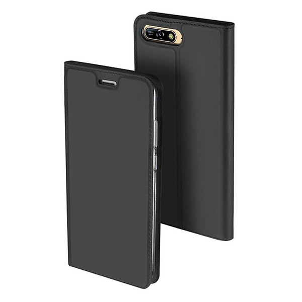Θηκη Book DD Skin Pro Για Huawei Y6 2018 Prime / Honor 7a / Honor 7a Pro  Ανθρακι