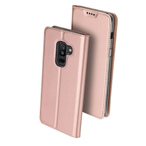 Θηκη Book DD Skin Pro Για Samsung A605 Galaxy A6+ 2018 Ροζ Χρυσο