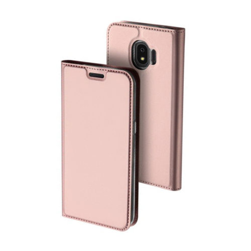 Θηκη Book DD Skin Pro Για Samsung Galaxy J2 2018 Ροζ  Χρυση