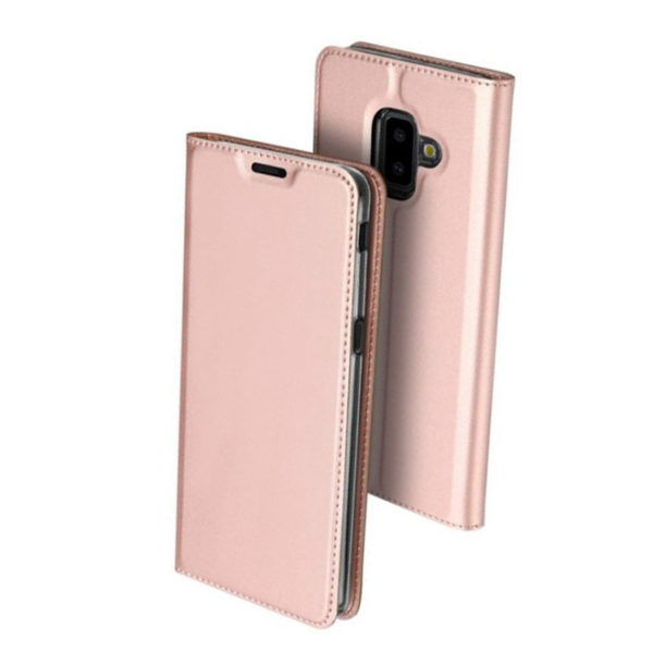 Θηκη Book DD Skin Pro Για Samsung J610 Galaxy J6+ 2018 Ροζ - Χρυ