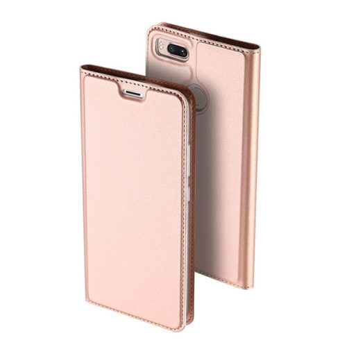 Θηκη Book DD Skin Pro Για Xiaomi Mi A1 Ροζ Χρυσο