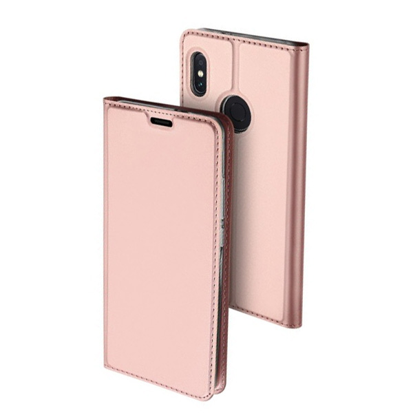 Θηκη Book DD Skin Pro Για Xiaomi Mi A2 Ροζ Χρυσο