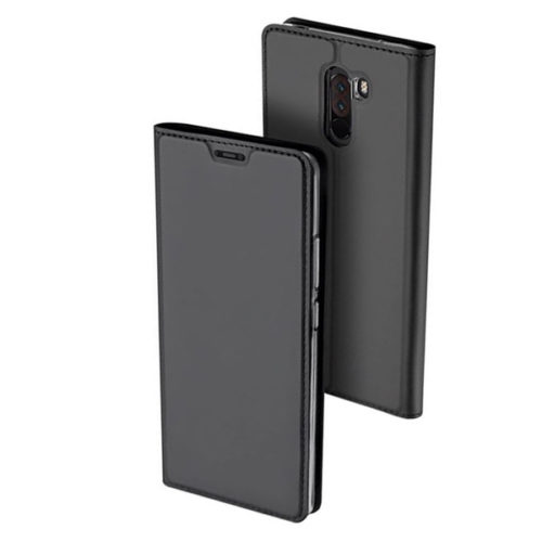 Θηκη Book DD Skin Pro Για Xiaomi Pocophone F1 Ανθρακι
