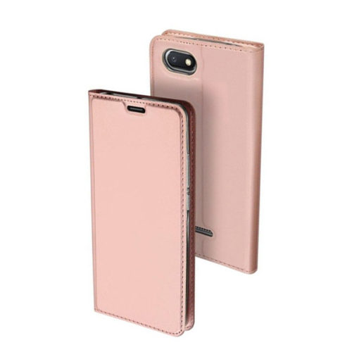 Θηκη Book DD Skin Pro Για Xiaomi Redmi 6A Ροζ  Χρυση
