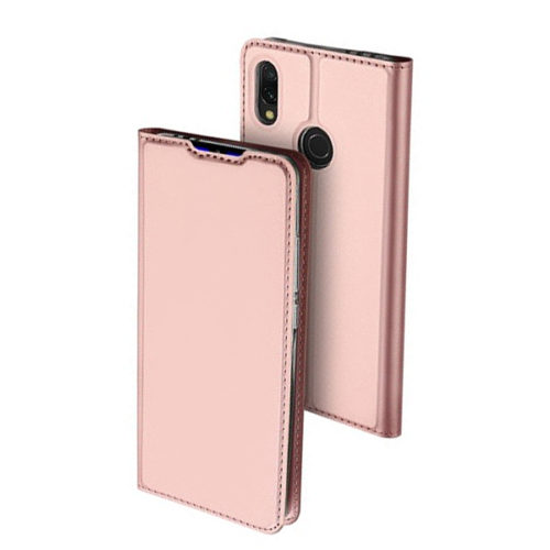 Θηκη Book DD Skin Pro Για Xiaomi Redmi 7 Ροζ Χρυση