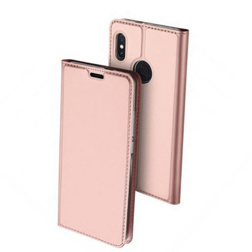 Θηκη Book DD Skin Pro Για Xiaomi Redmi Note 5 /Note 5 Pro Ροζ Χρυσο