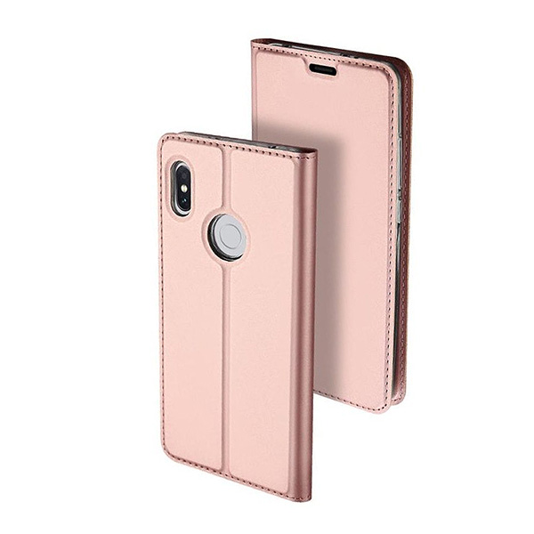 Θηκη Book DD Skin Pro Για Xiaomi Redmi S2 Ροζ Χρυσo