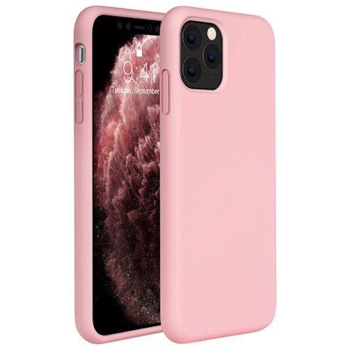 Θηκη Liquid Silicone για Apple iPhone 11 Pro Max  Ροζ