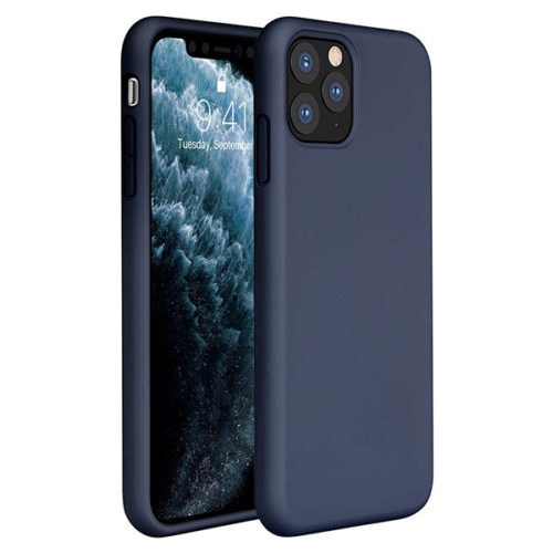 Θηκη Liquid Silicone για Apple iPhone 11 Pro Σκουρο Μπλε