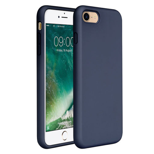 Θηκη Liquid Silicone για Apple iPhone 6+ / 6s+ Σκουρο Μπλε