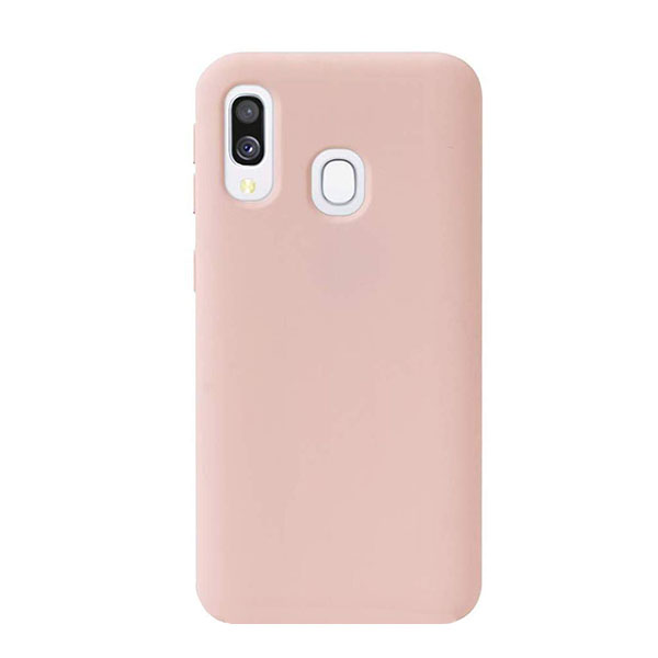 Θηκη Liquid Silicone για Samsung A405 Galaxy A40 Ροζ