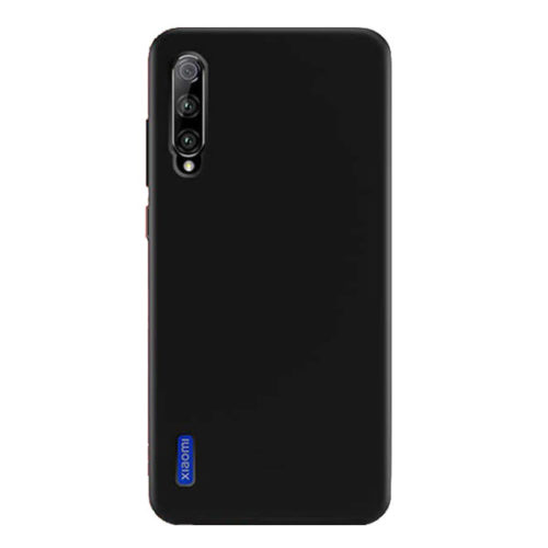 Θηκη Liquid Silicone για Xiaomi Mi 9 Lite Μαυρη