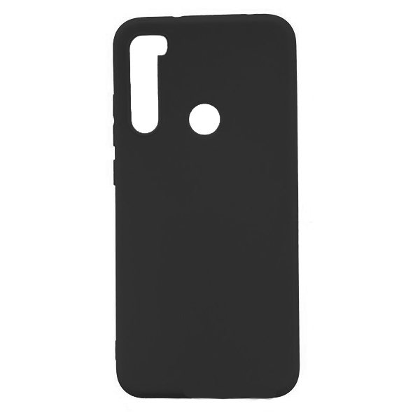 Θηκη Liquid Silicone για Xiaomi Redmi Note 8 Μαυρη