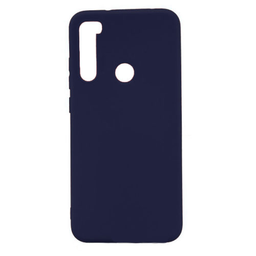 Θηκη Liquid Silicone για Xiaomi Redmi Note 8 Σκουρο Μπλε