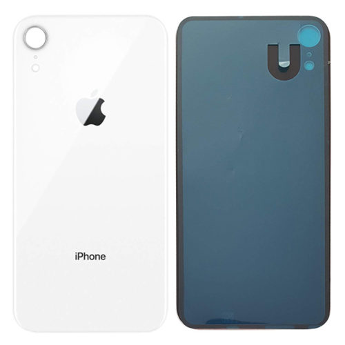 Καλυμμα Μπαταριας Για Apple iPhone XR Ασπρο Τζαμι