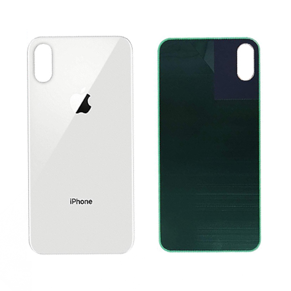 Καλυμμα Μπαταριας Για Apple iPhone XS Max Ασπρο Τζαμι