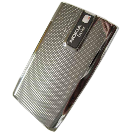 Καλυμμα Μπαταριας Για Nokia E66 Ασημι Μεταλλικο OEM