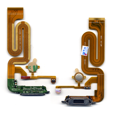 Καλωδιο Πλακε Για Apple iPhone (2G) Με Κοννεκτορα Φορτισης & Μπουτον Κεντρικο (Home Button) OR