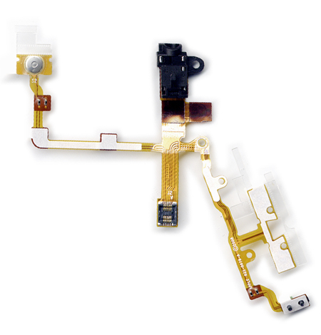 Καλωδιο Πλακε Για Apple iPhone 3G Με Υποδοχη Ακουστικων AV Μαυρη